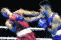 Pencil Pixels - Neiman Olympic Boxing