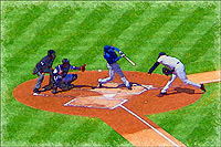 Pencil Pixels May 2010 Calendar cover - Close Game, the Boys of Summer