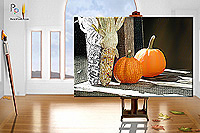 Pencil Pixels Calendar cover - Fall, Autom, Pumpkins and some Leaves